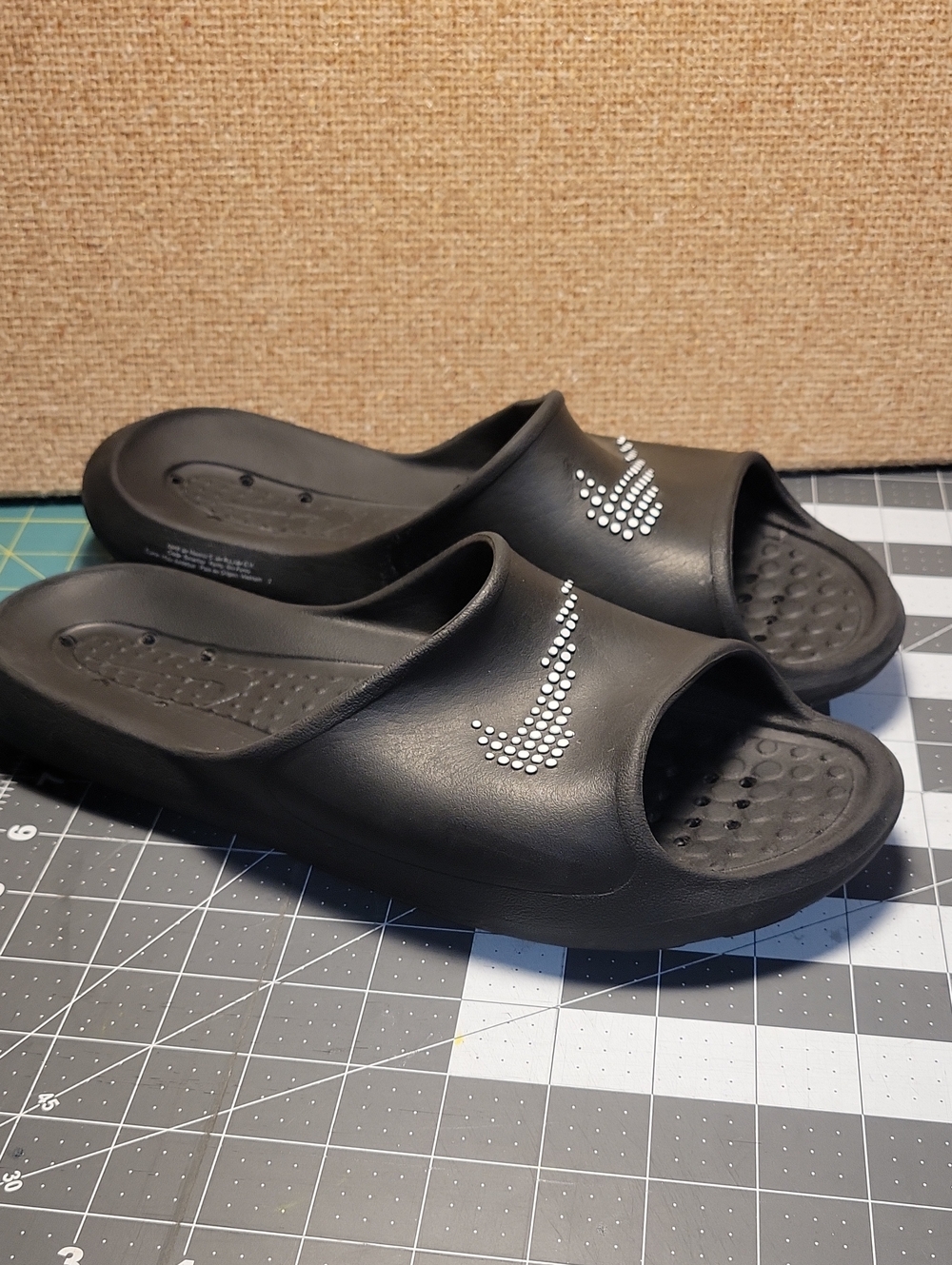 Nike Black Slide Sandals Men 10